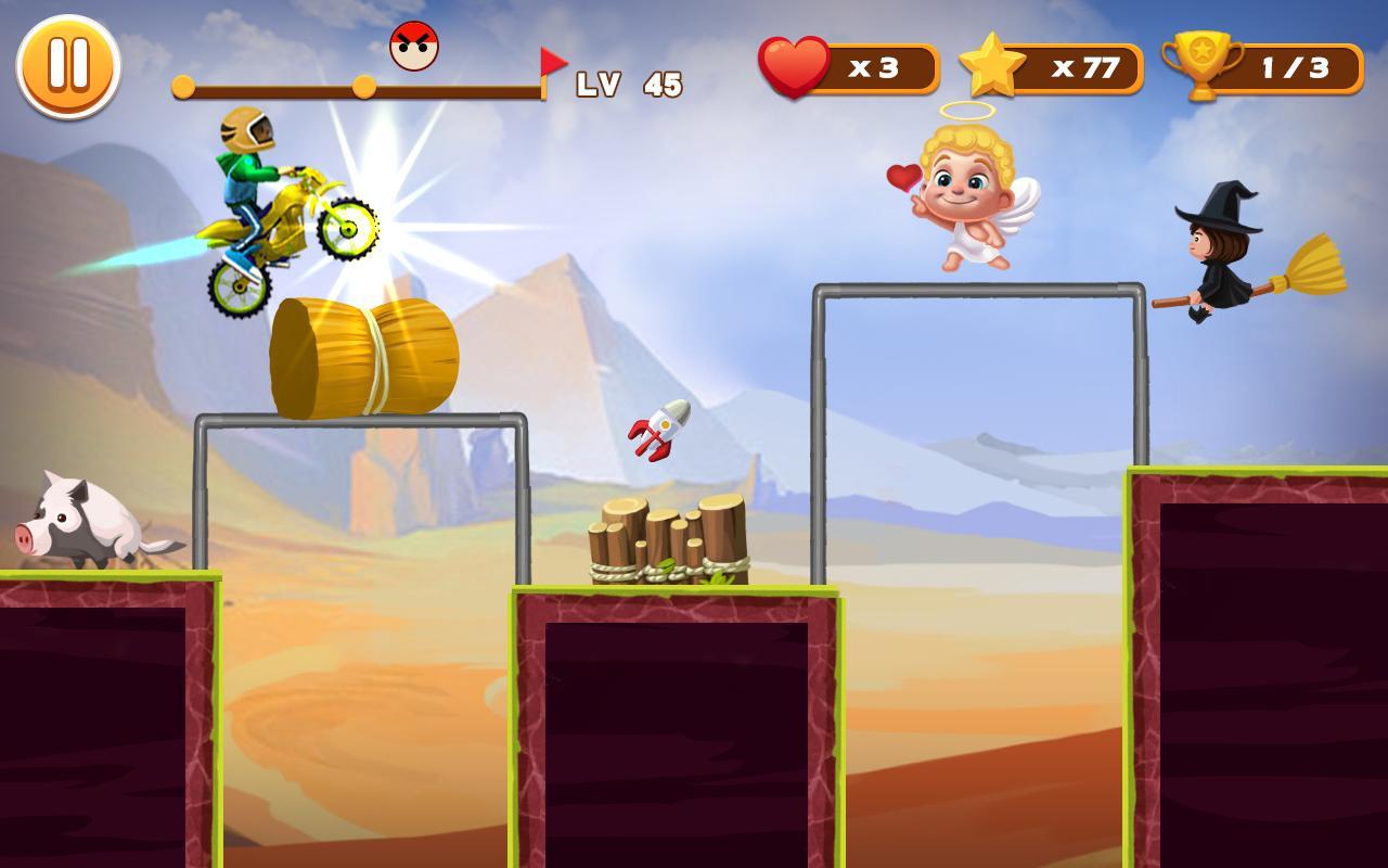 Stunt Moto Racing Game Screenshot