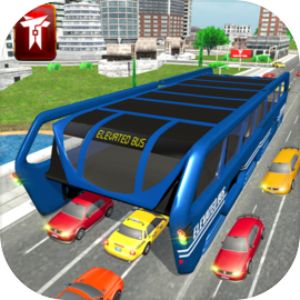 高架巴士駕駛在城市 Bus Simulator 3D