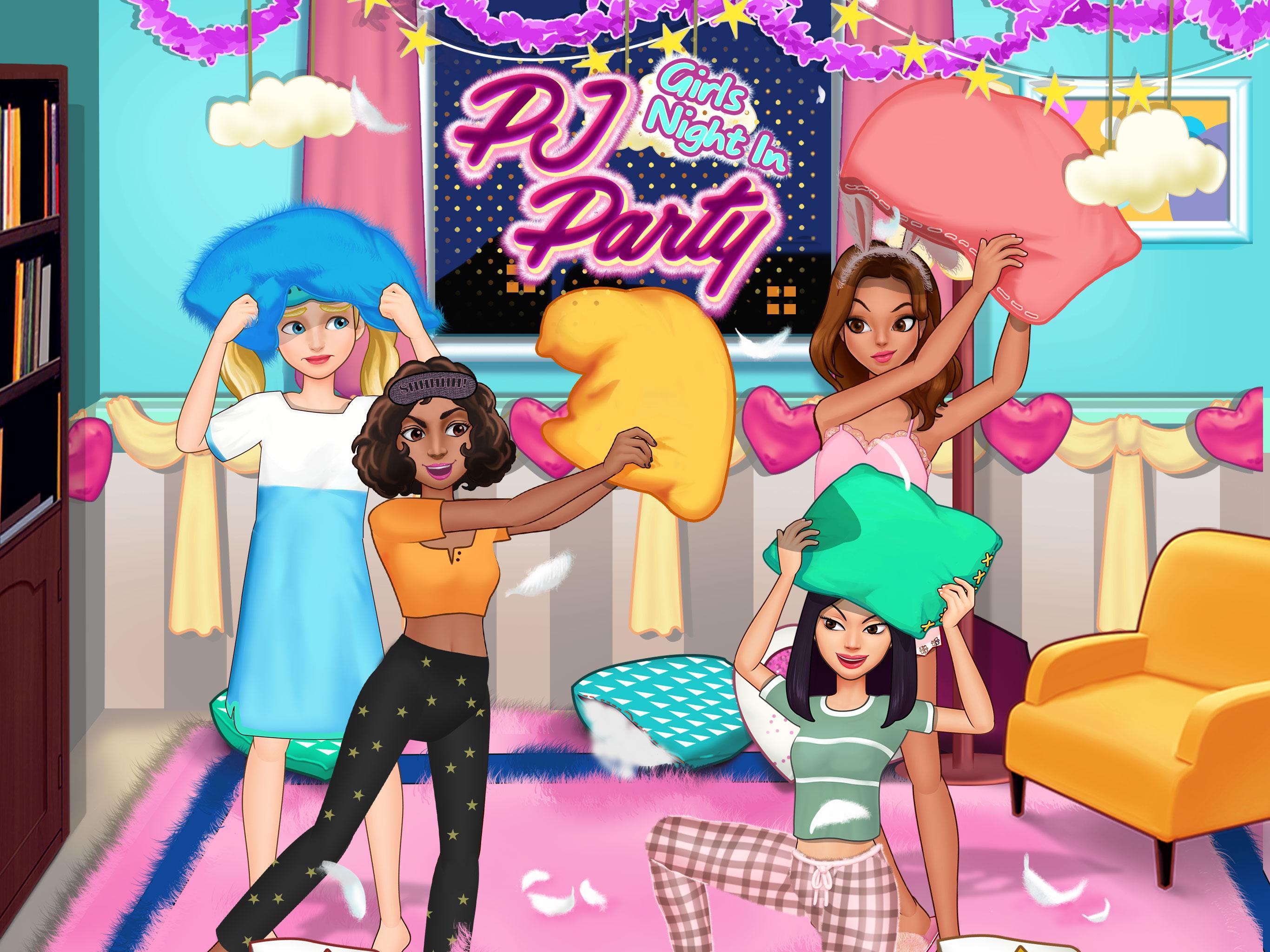 Crazy BFF Girls PJ Night Party ゲームのスクリーンショット