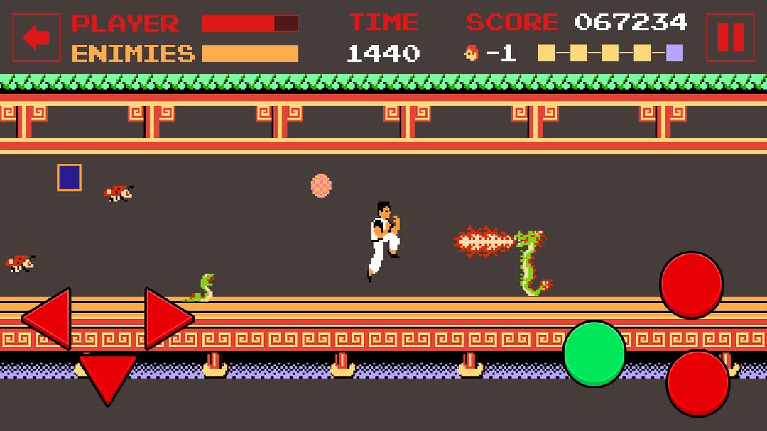 Kung Fu Master screenshot game