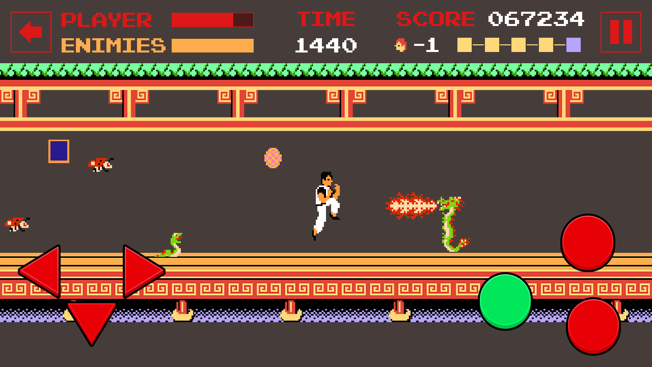 Kung Fu Master 遊戲截圖