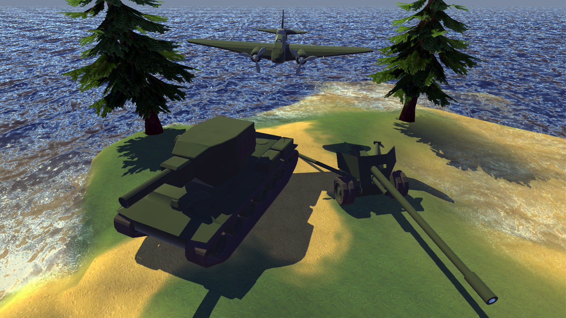 Artillery: Fire support Game Screenshot