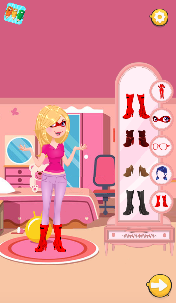 The Marvelous Ladybug Quin Dress up Party Game Game Screenshot