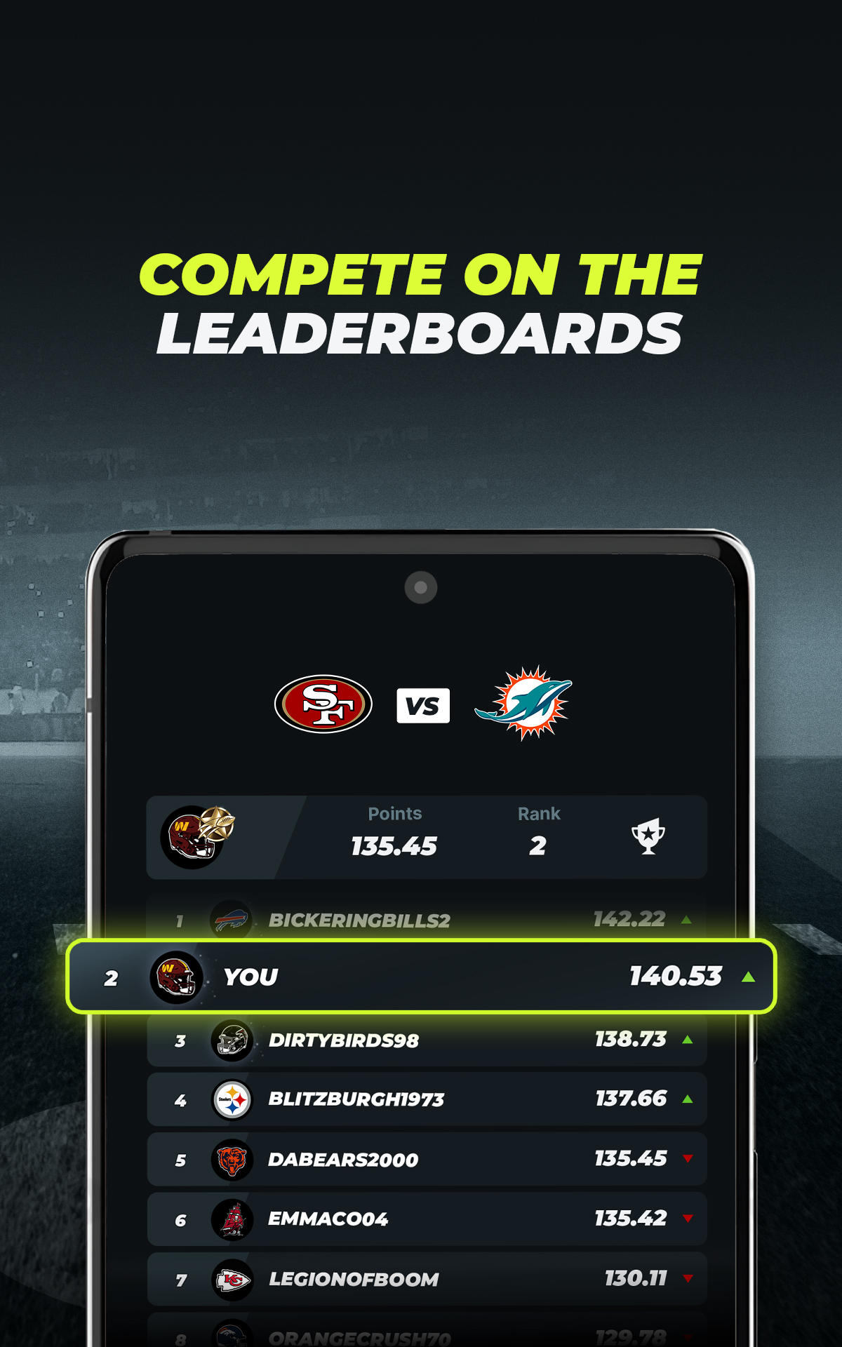 NFL Primetime Fantasy ゲームのスクリーンショット