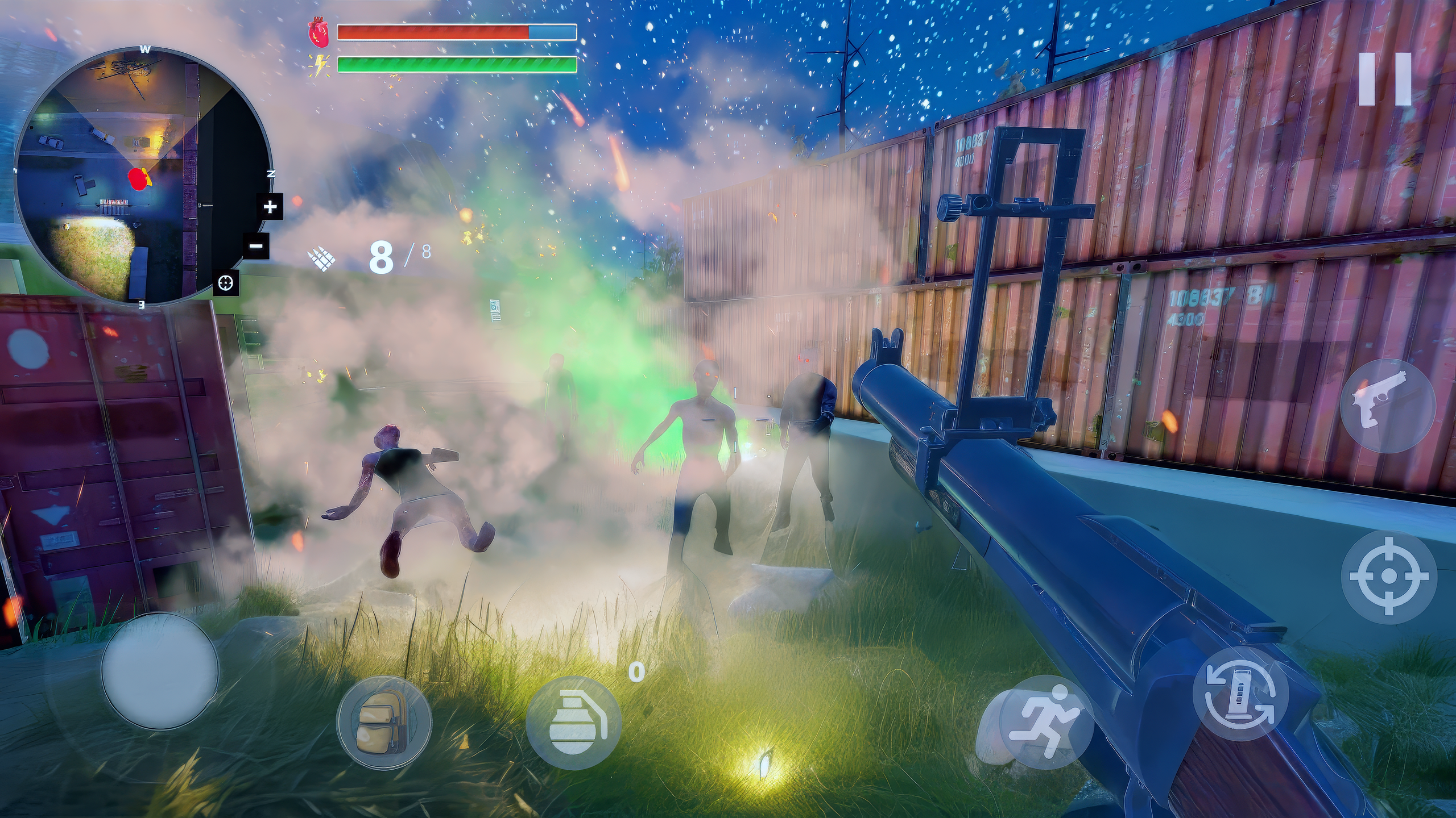 Deadly Assault Zombies Attacks Game Screenshot