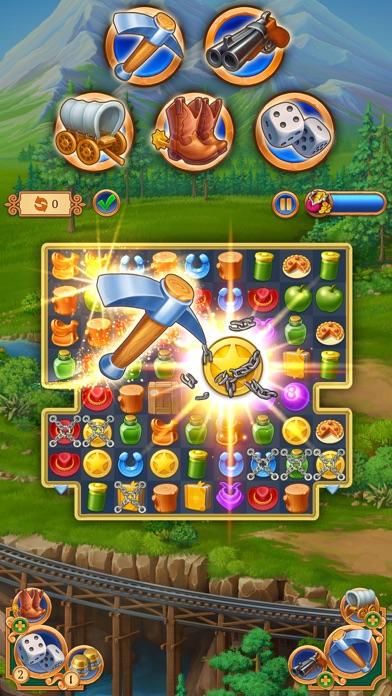 Jewels of the Wild West: Match ภาพหน้าจอเกม