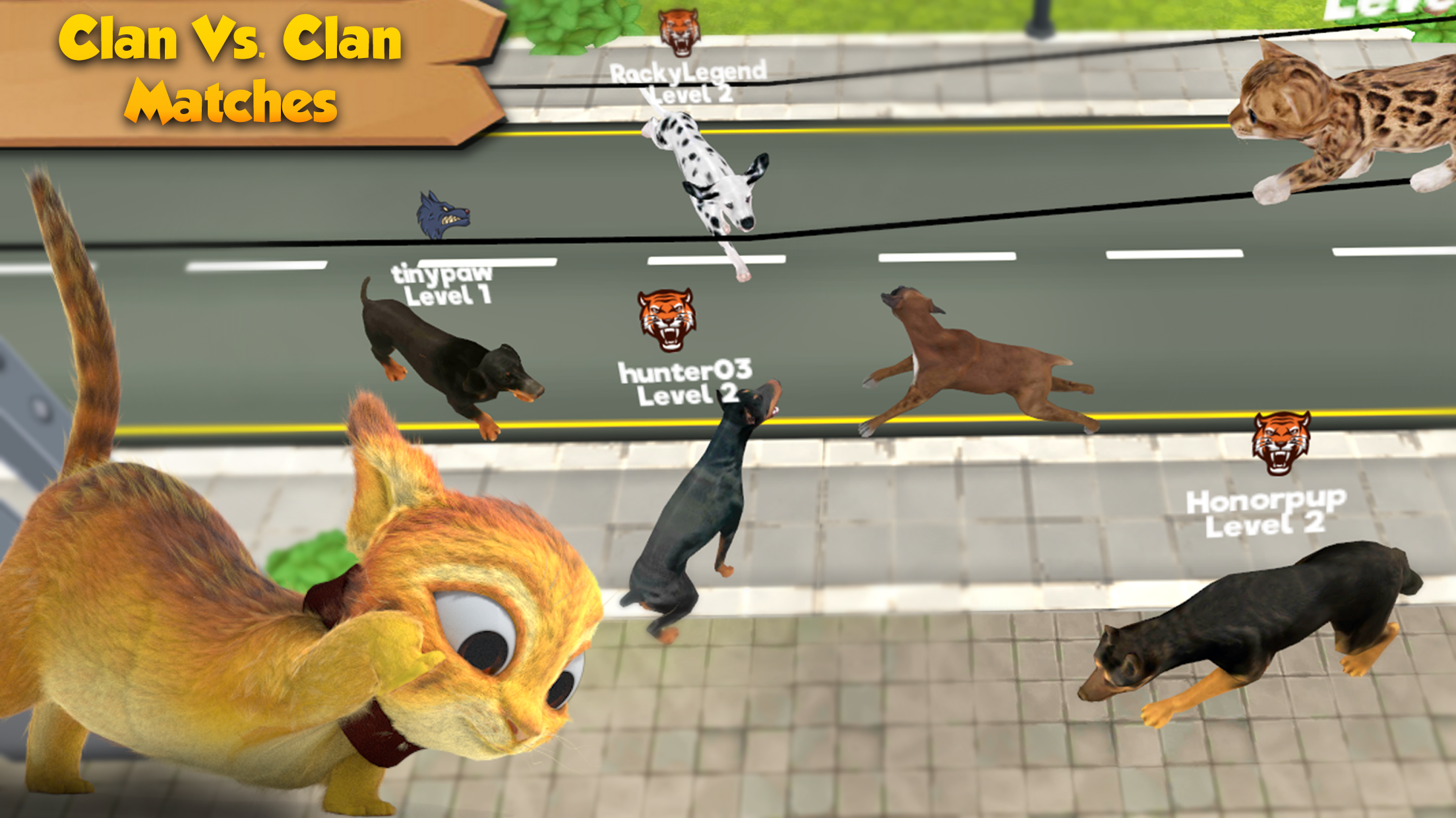 Скриншот игры Cat & Dog Online: Pet Animals