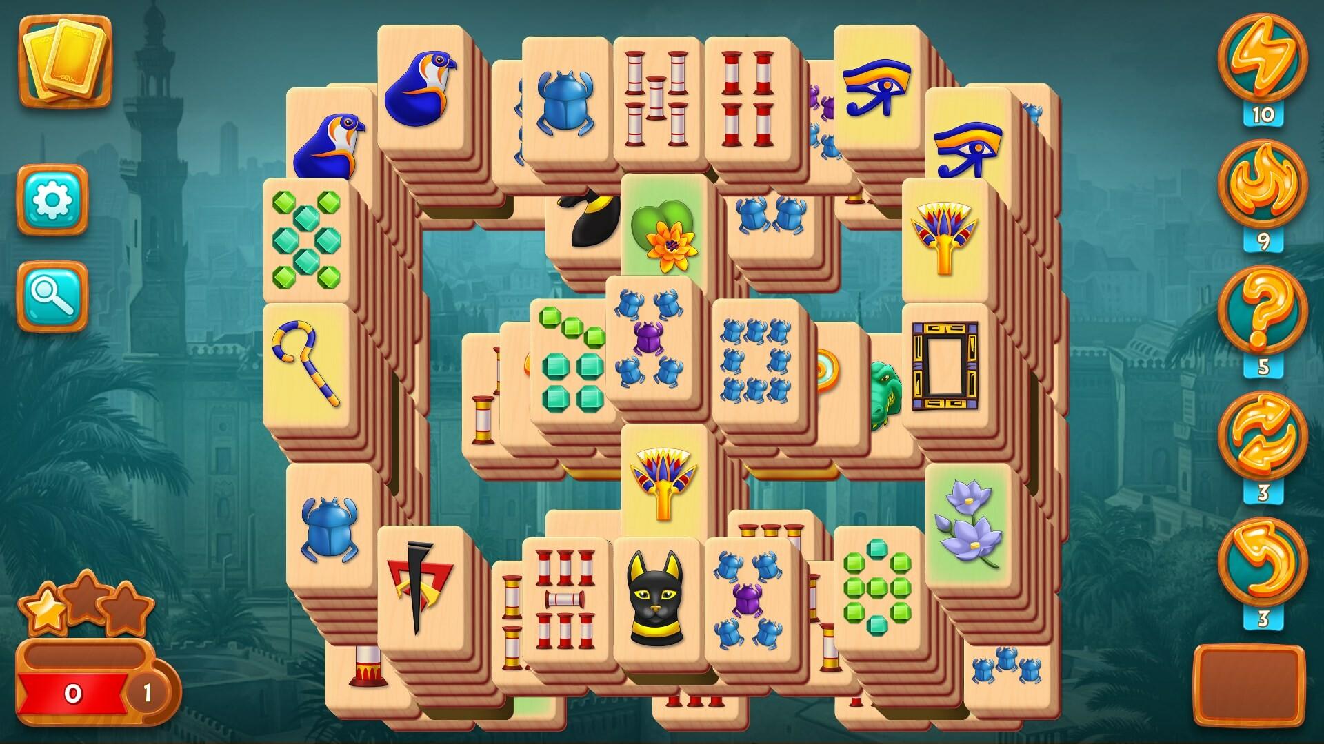 Mahjong Riddles: Egypt Game Screenshot