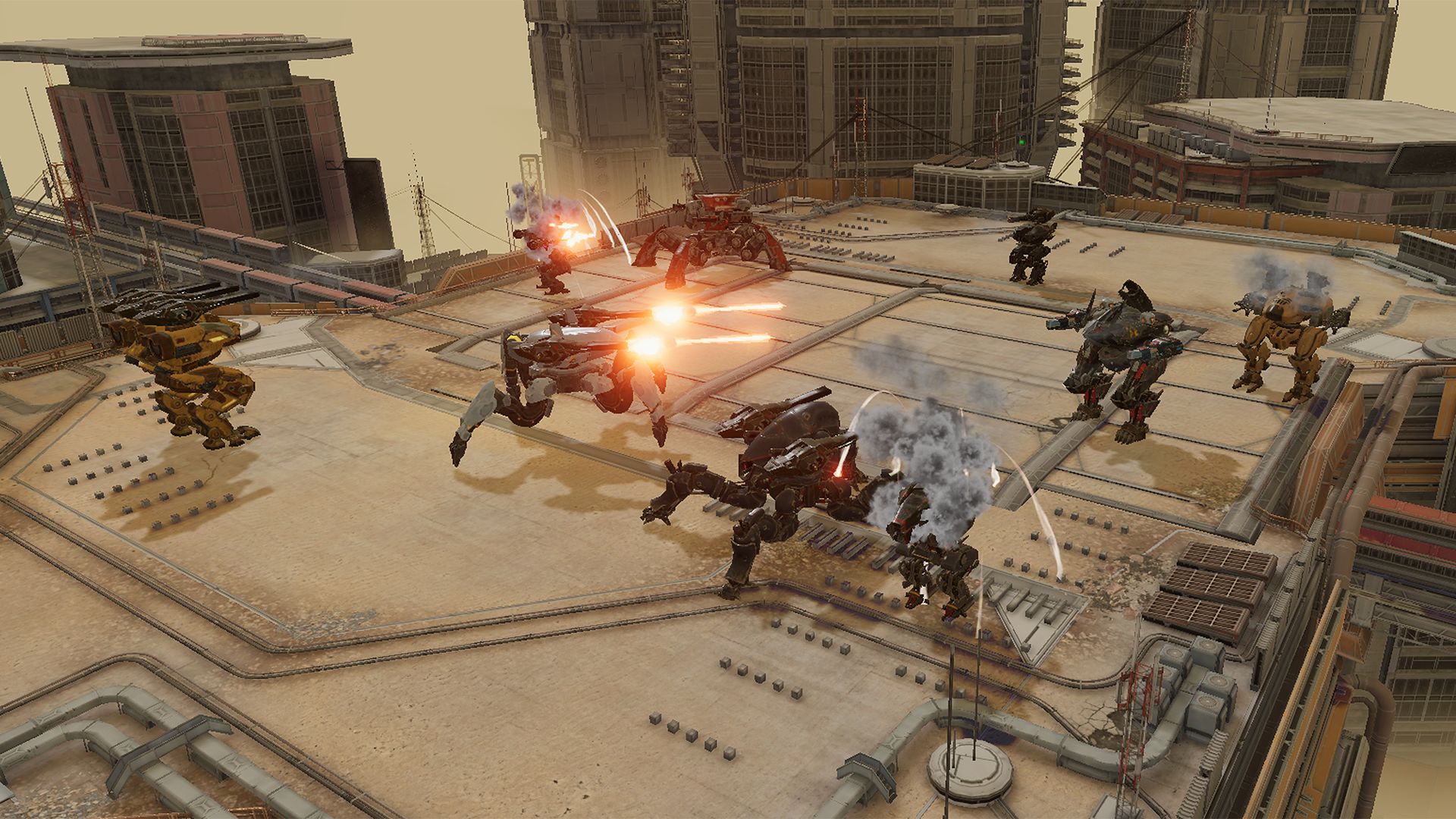 Screenshot of Mech Warfare Arena