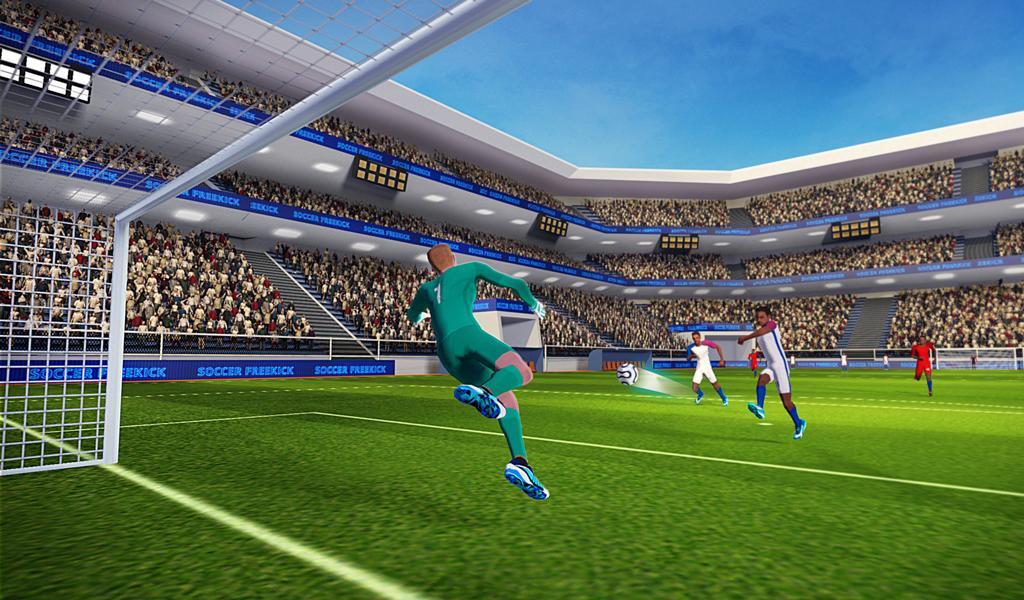 Скриншот игры Soccer World League FreeKick