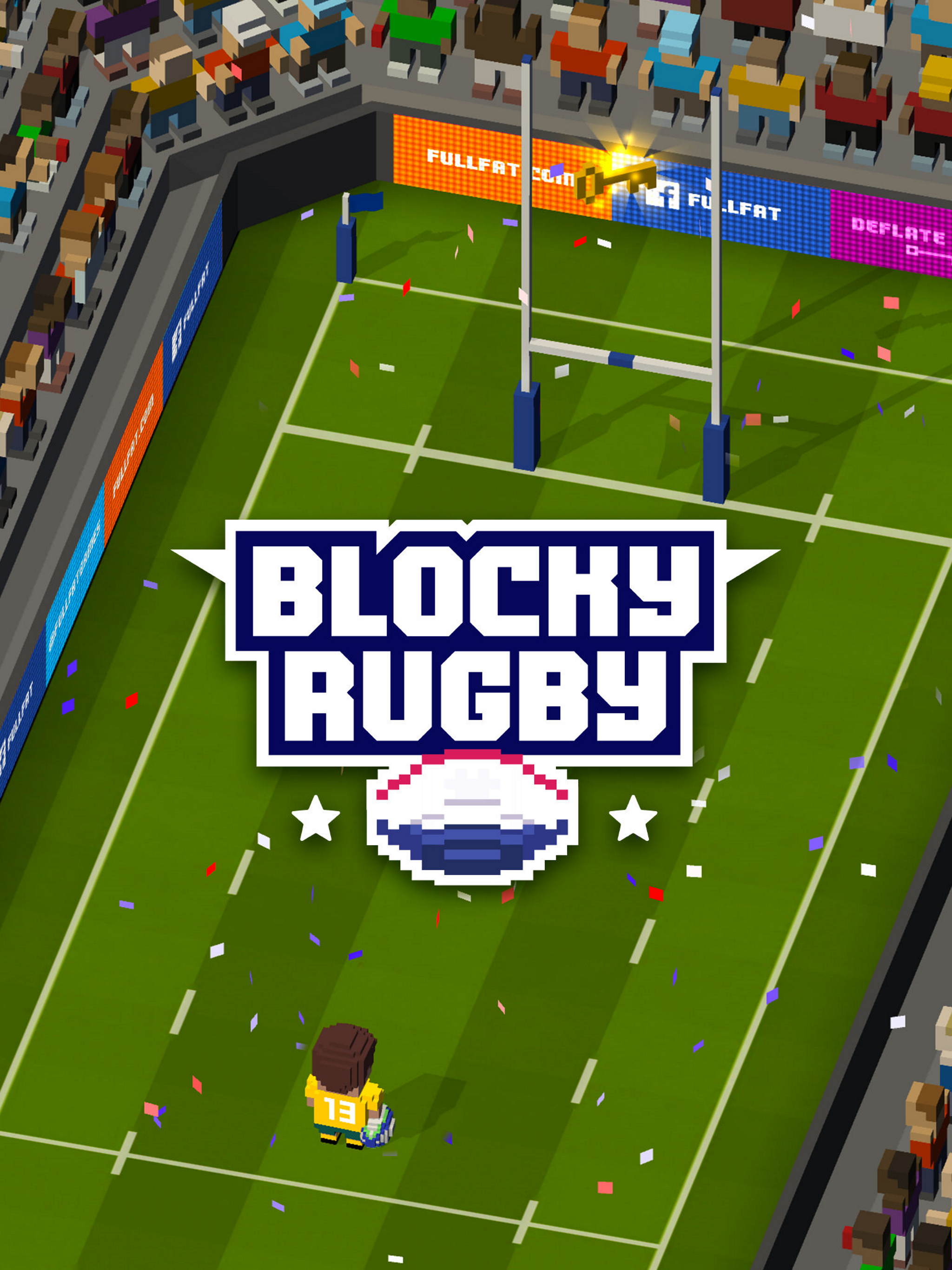 Скриншот игры Blocky Rugby