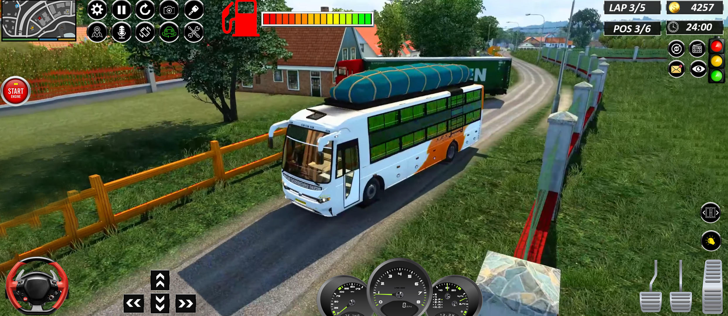 Cuplikan Layar Game Modern Bus Game Simulator