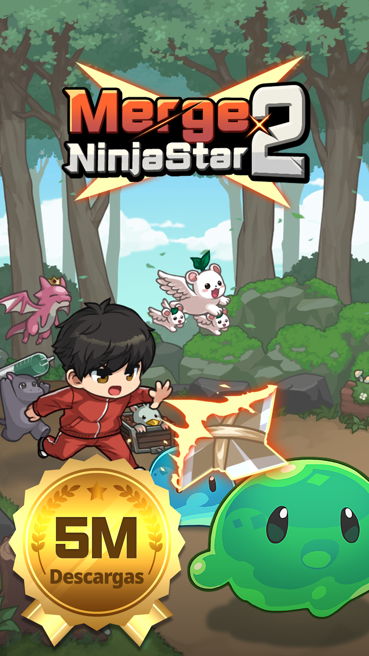 Captura de Pantalla del Juego Merge Ninja Star 2