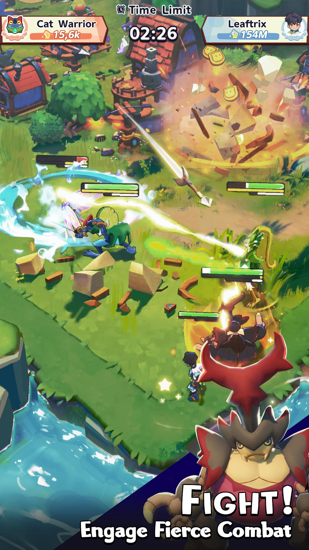 Pawmon War Game Screenshot