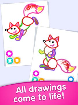 Bini Drawing games for kids Game Screenshot