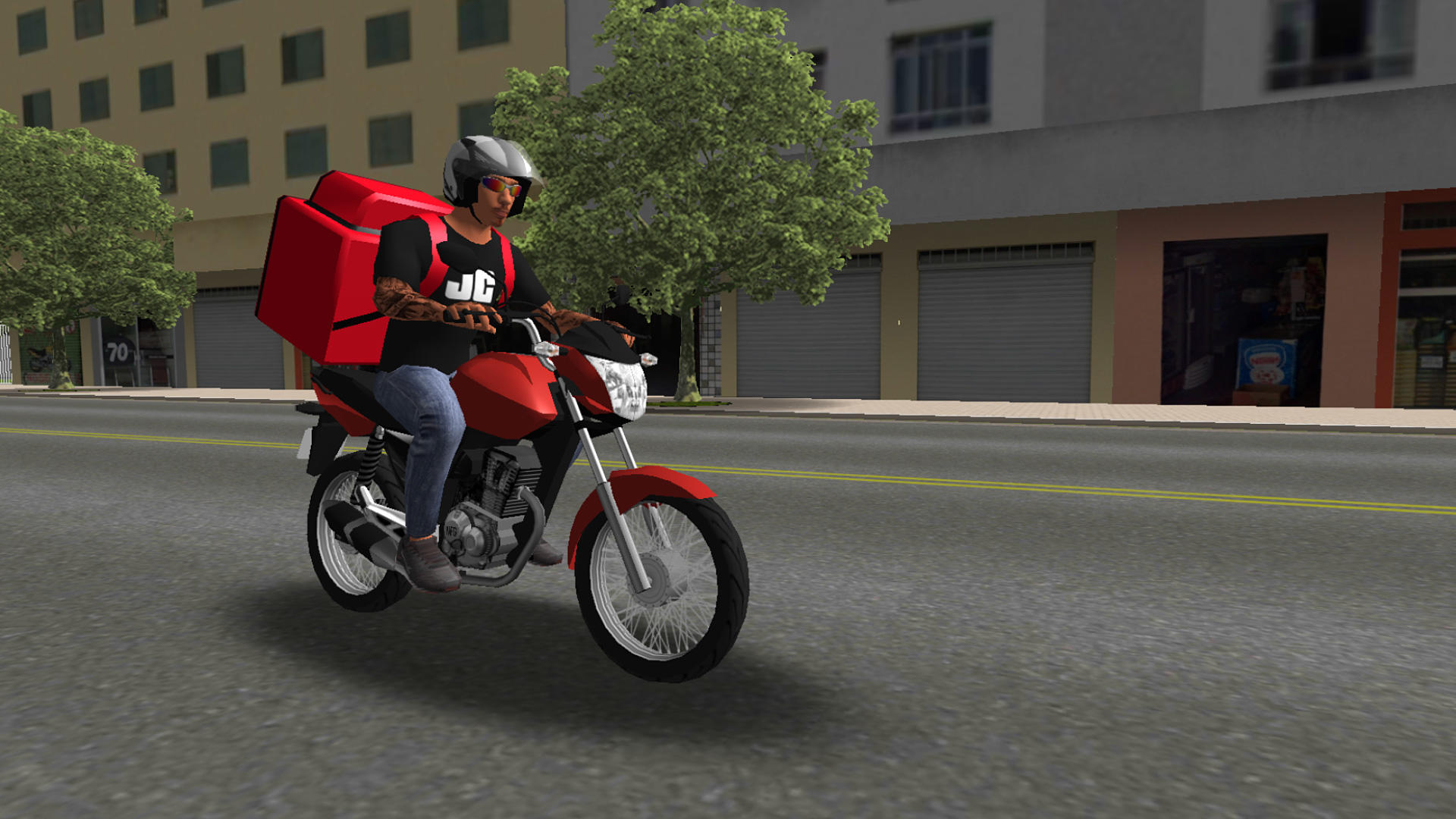 Moto Wheelie 3D Game Screenshot