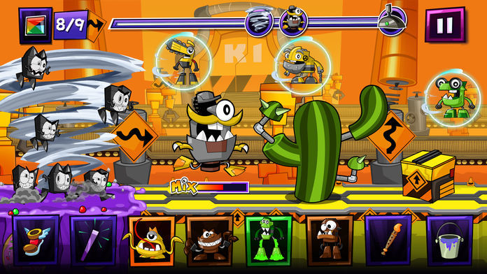 Screenshot of Mixels Rush - Use Mixes, Maxes and Murps to Outrun the Nixels