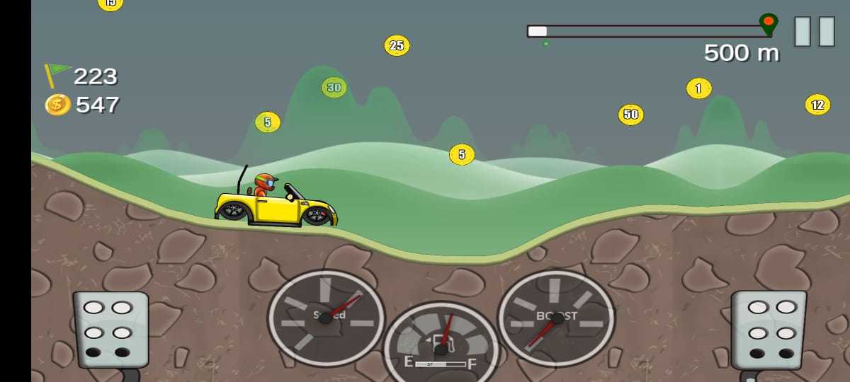 Screenshot of Hill Climb Car