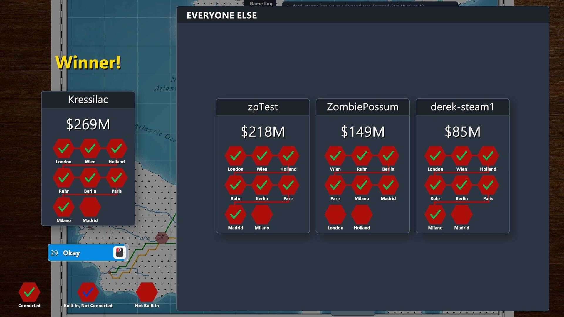 Empire Builder - Europe Game Screenshot