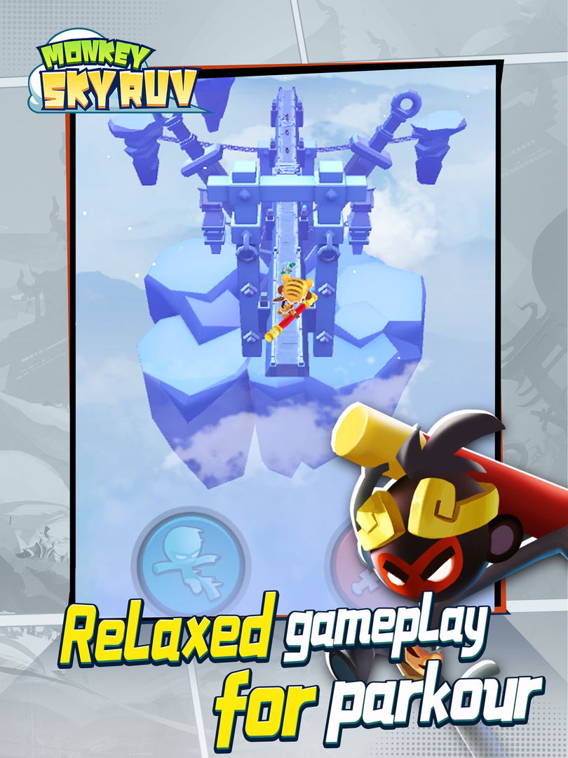 Sky Monkey Run screenshot game