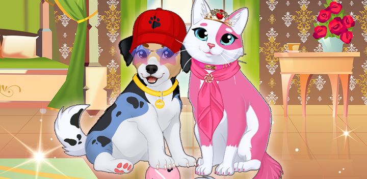 Gato y perro vestir juego version móvil androide iOS descargar apk gratis -TapTap