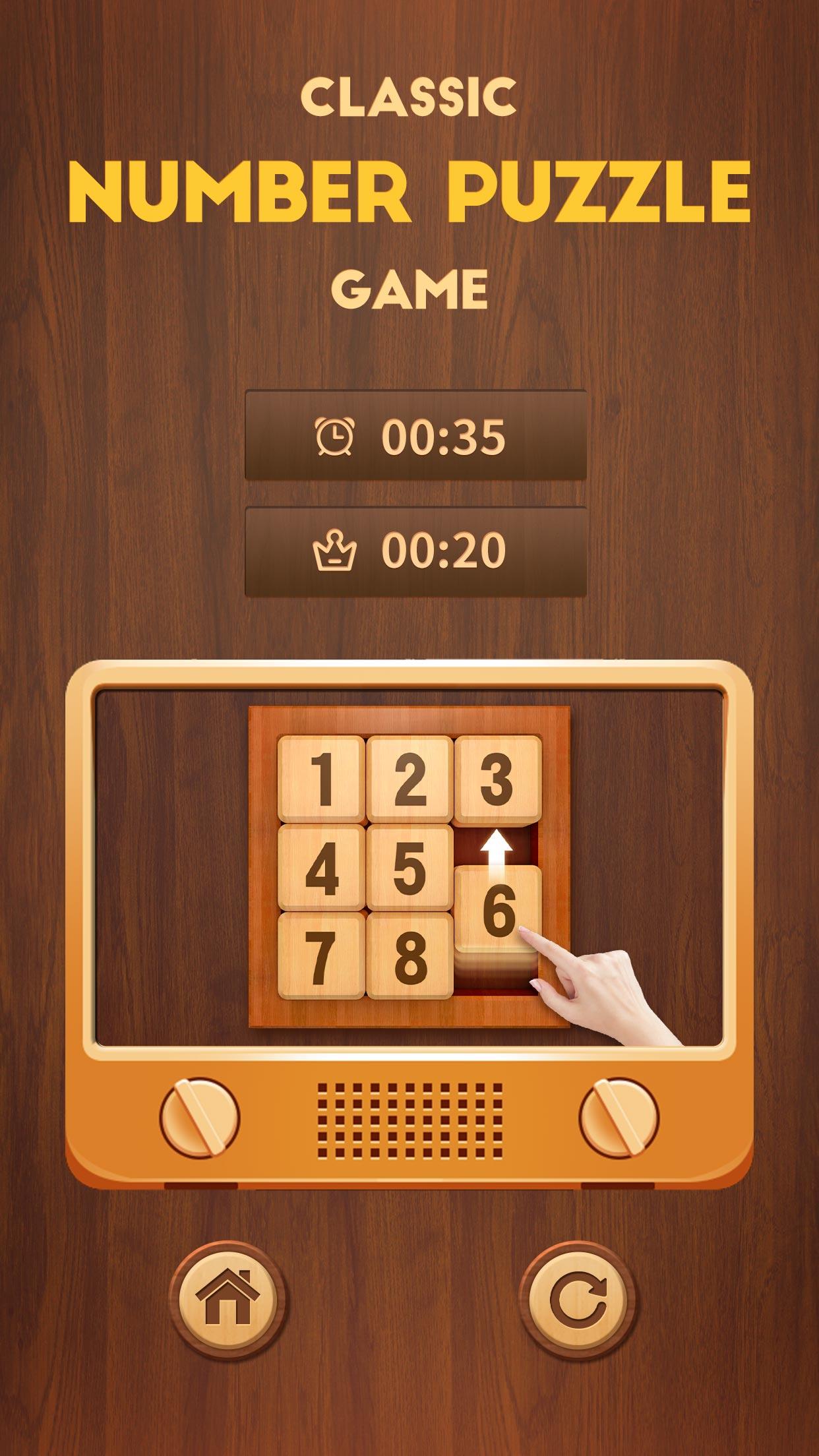 Скриншот игры Numpuz: Number Puzzle Games