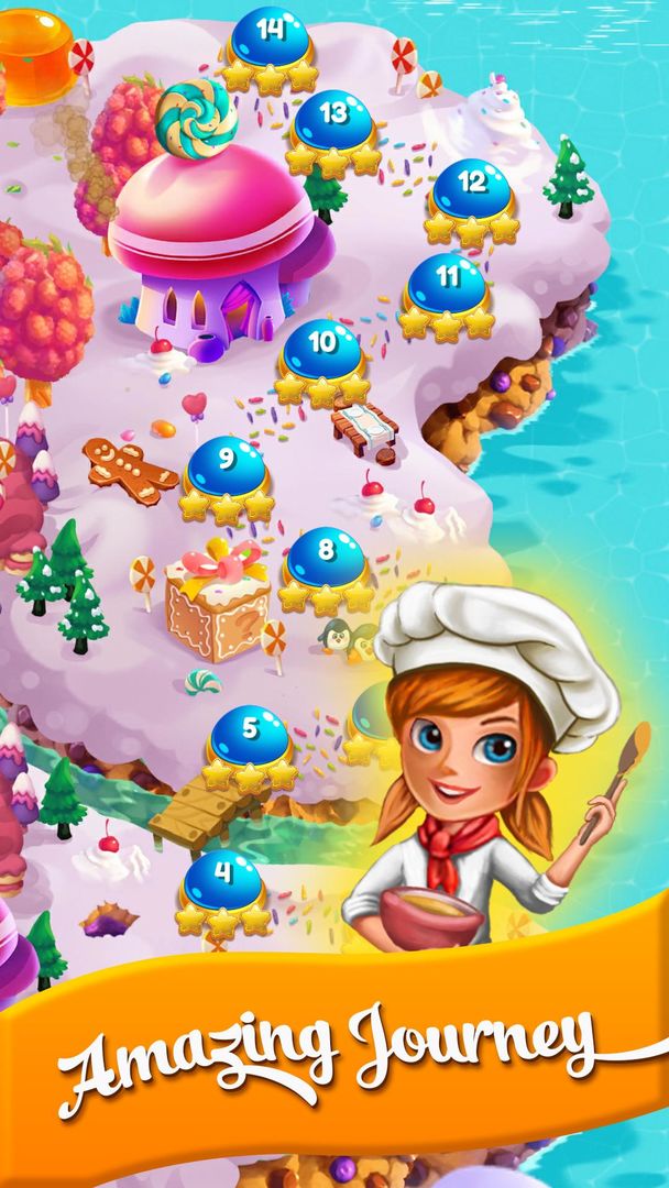 Cookie Pastry Jam: Blast & Crush 게임 스크린 샷