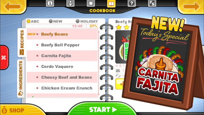 Screenshot of Papa's Taco Mia To Go!