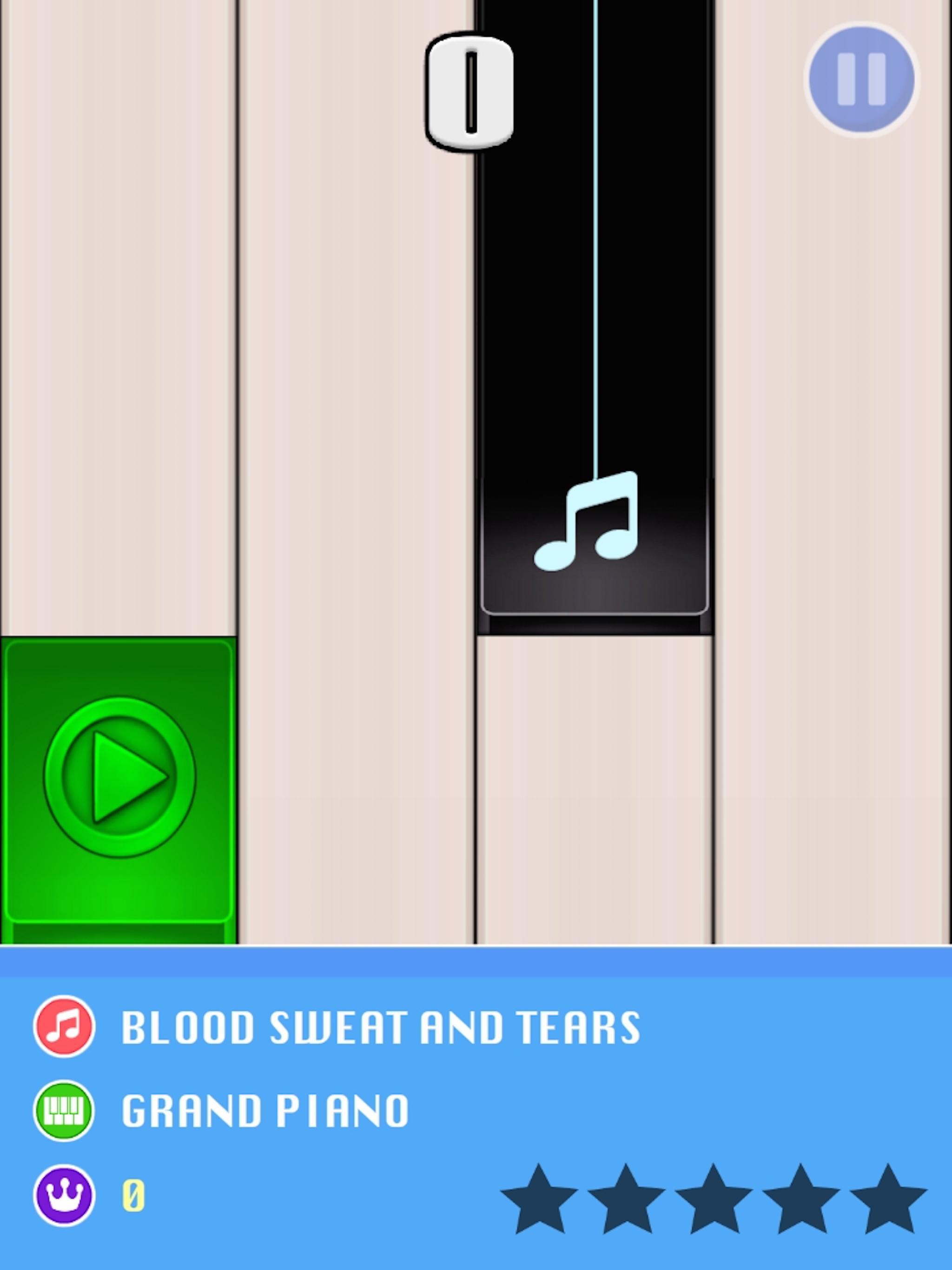 Magic Tiles - BTS Edition (K-Pop) Game Screenshot