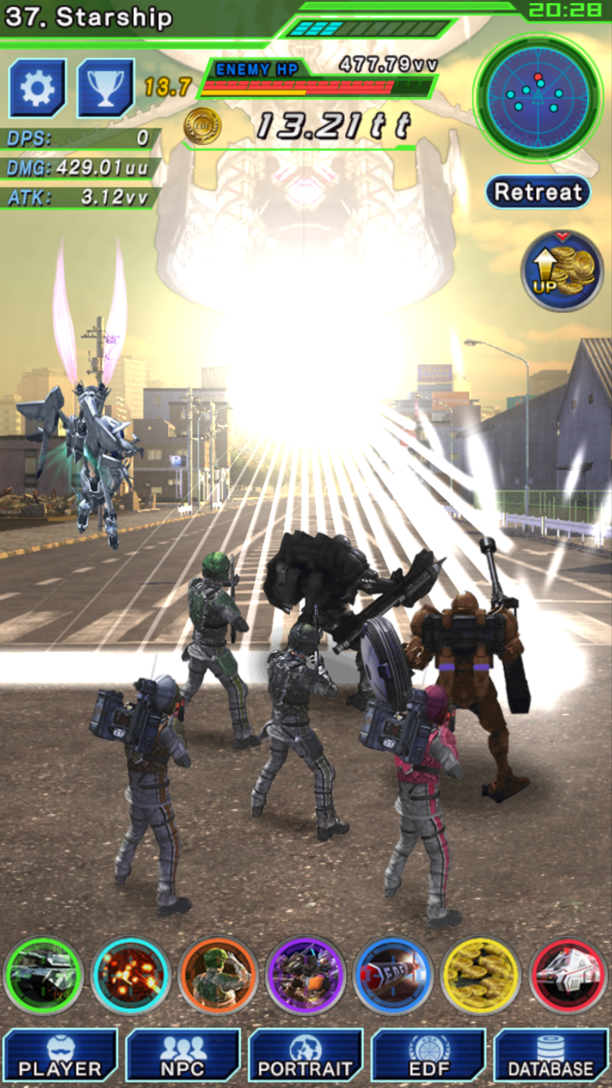 TapWars:EARTH DEFENSE FORCE4.1 Game Screenshot