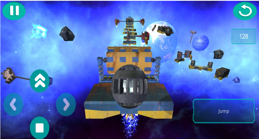 Captura de Tela do Jogo Space Ball Pro