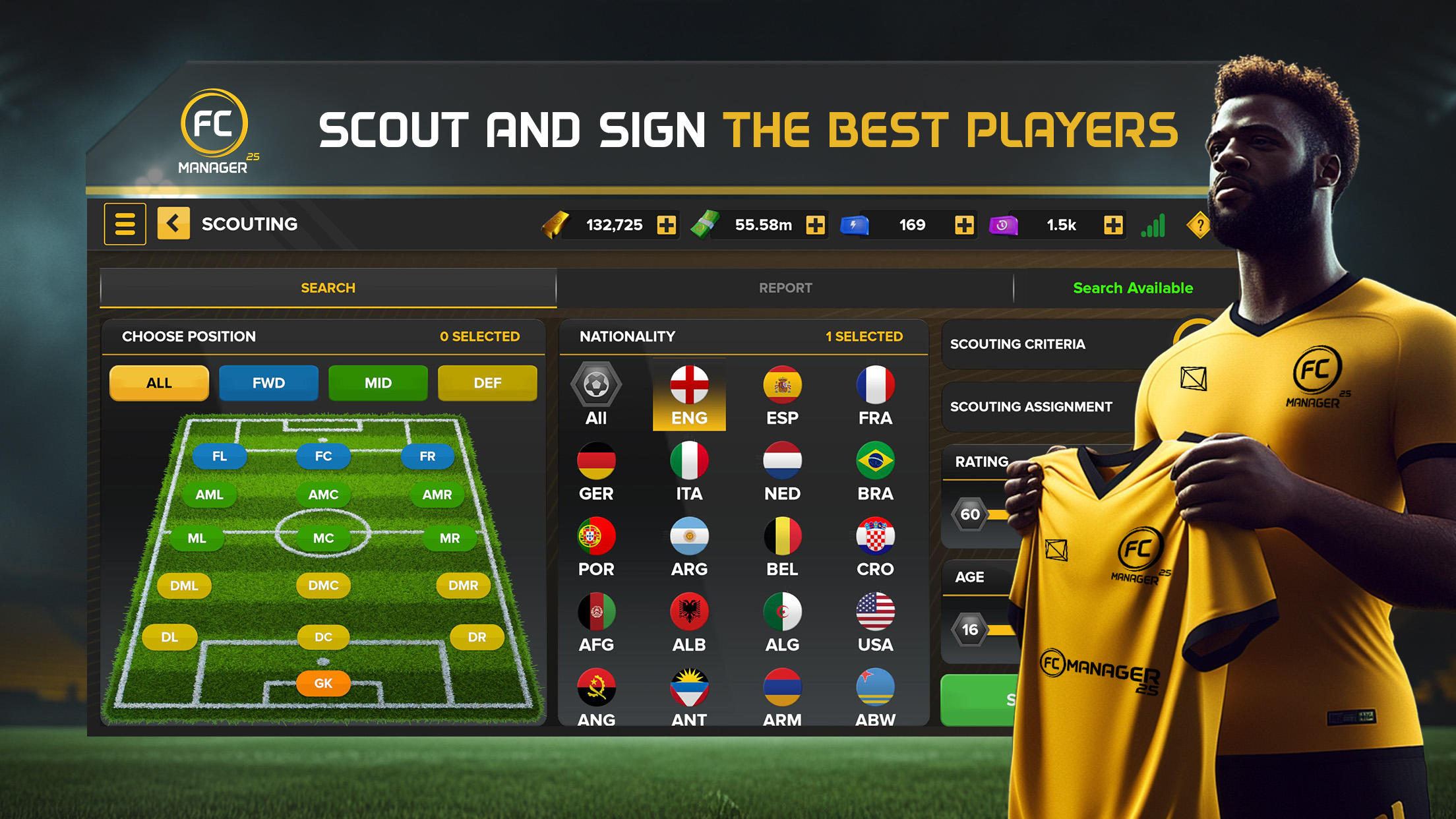 FC Manager 25 - Football Game Game Screenshot