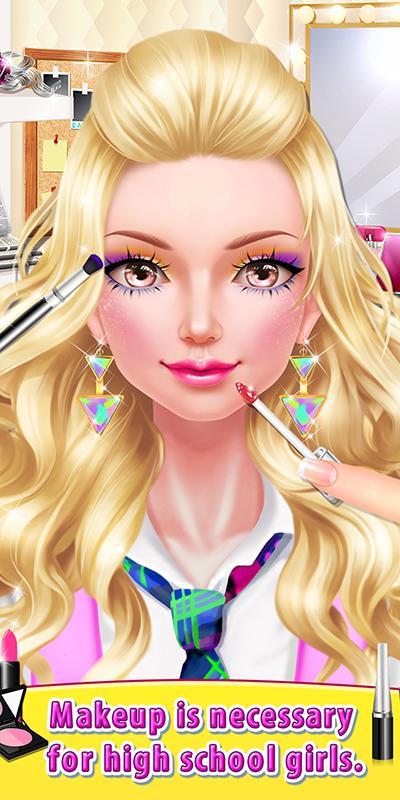 High School Girl - Dress Me Up 게임 스크린샷