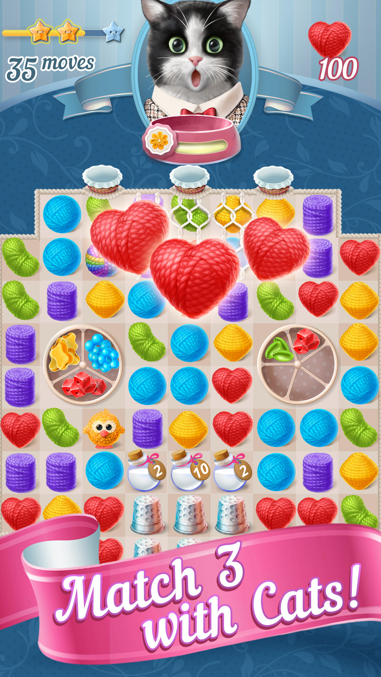 Knittens: Cats & Dogs Game Screenshot