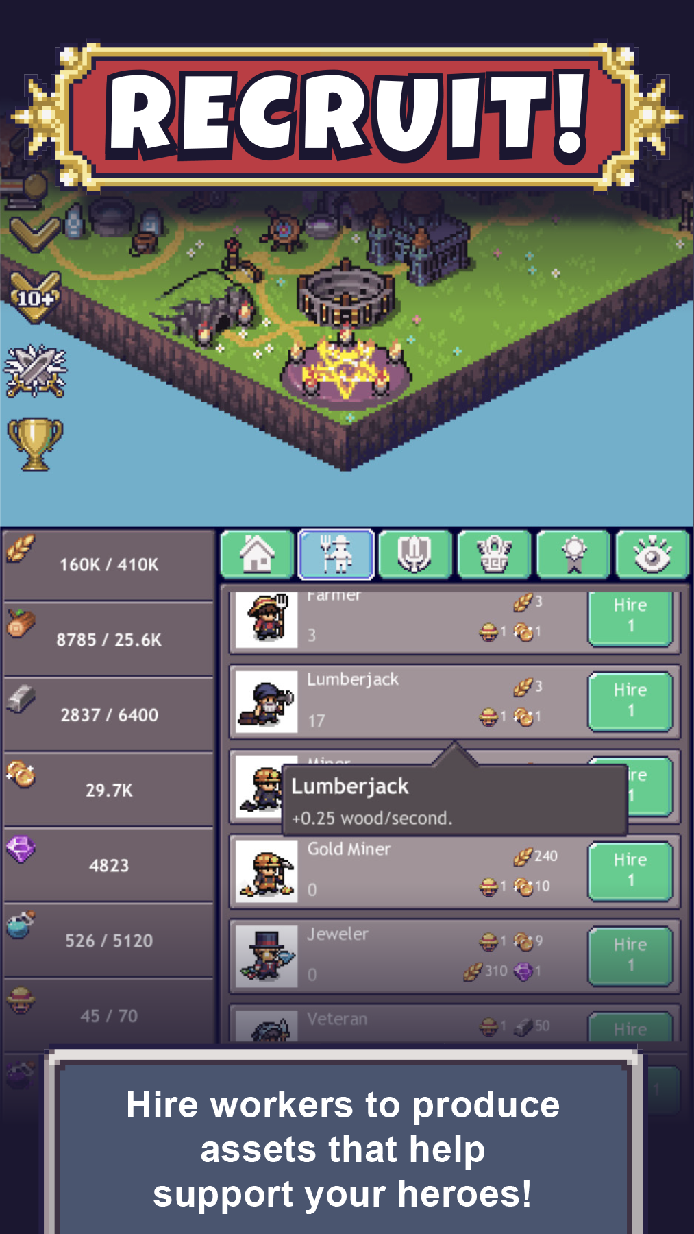 洞穴英雄 遊戲截圖