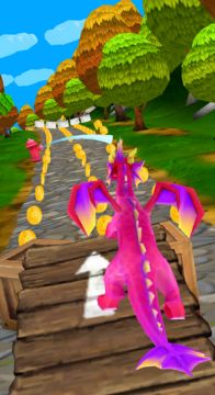 Flying Dragon Run - Dragon World Dino Simulator Game Screenshot
