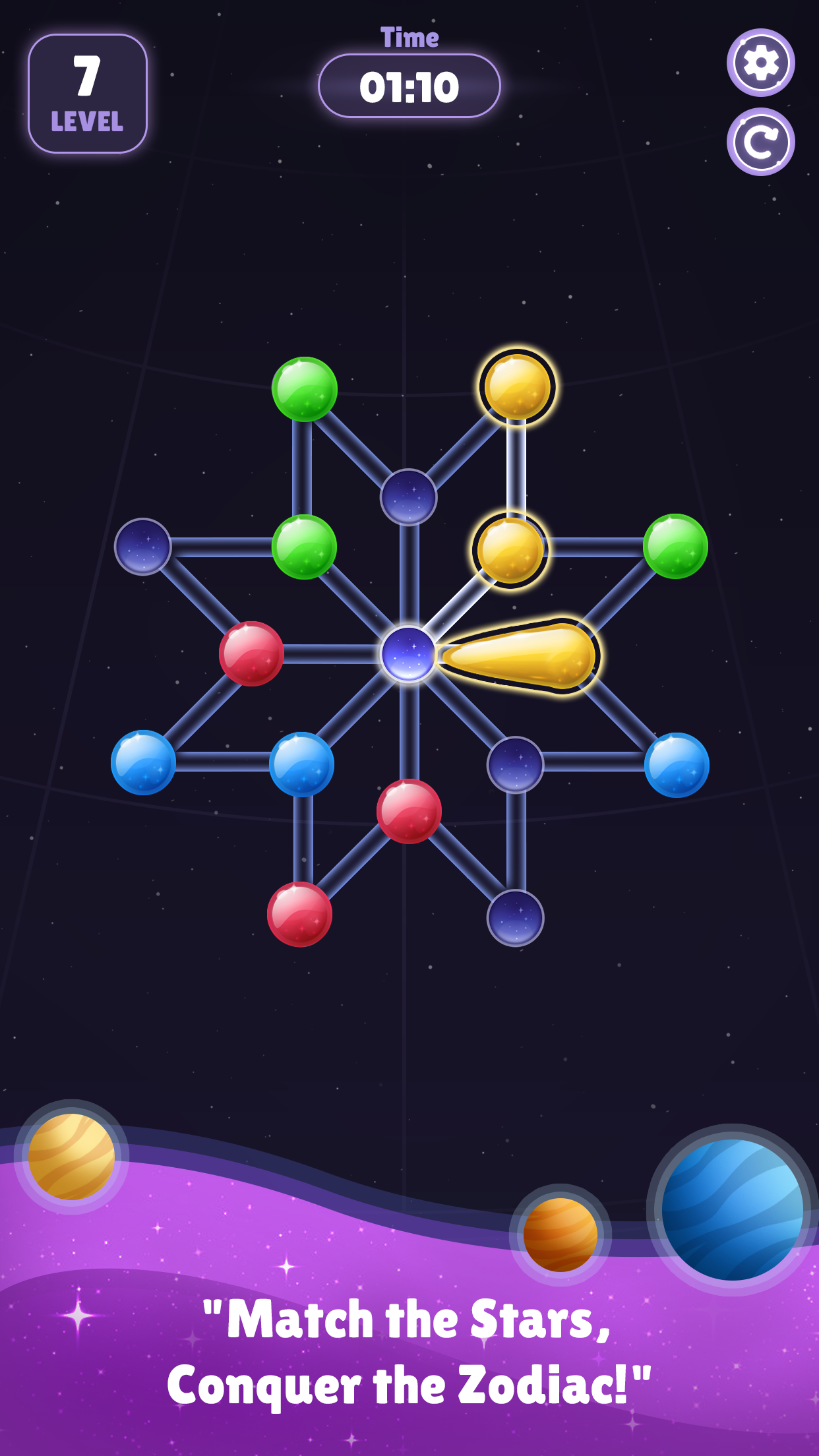 Jelly Dots: Flow Puzzles Game Screenshot