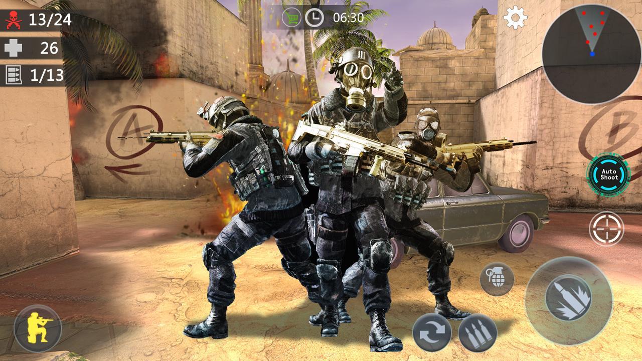Screenshot 1 of Encontro Terrorist Strike: FPS Gun Shooting 2020 3.1.15