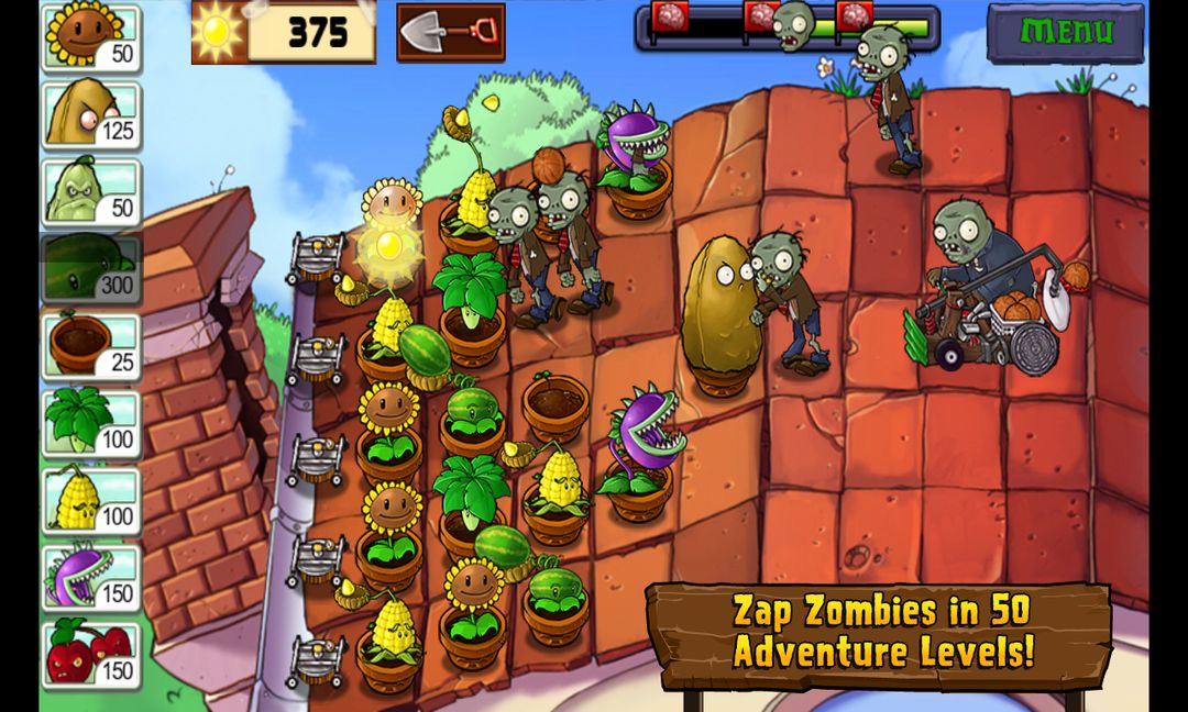 Plants vs. Zombies™遊戲截圖