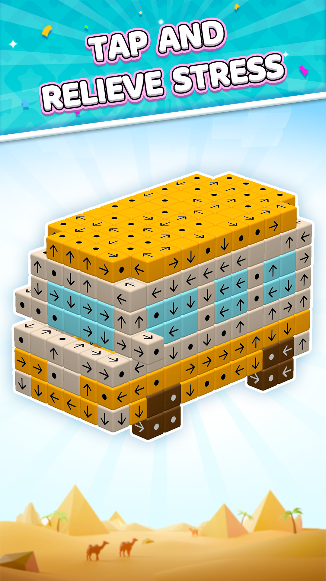 Tap Out - 3D Block Pop Game Screenshot