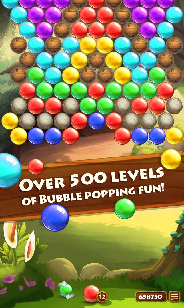 Forest Pop Bubble Shooter 게임 스크린 샷