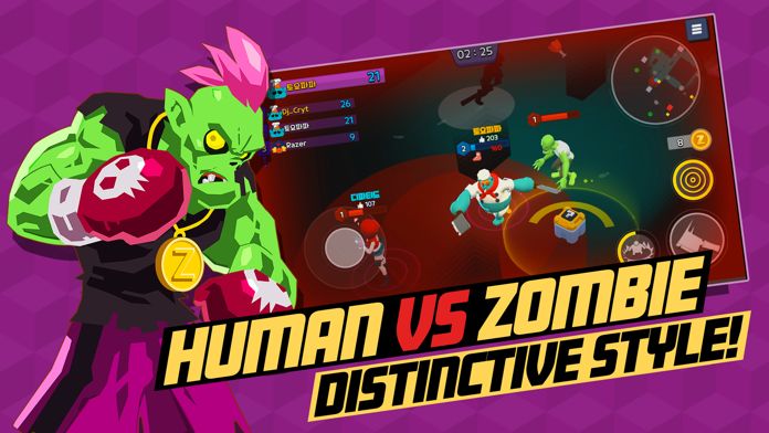 BattleLive: Zombie&Human - BattleRoyale MOBA遊戲截圖