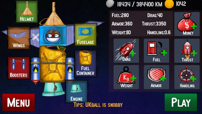 Polandball: Can into Space Game Screenshot