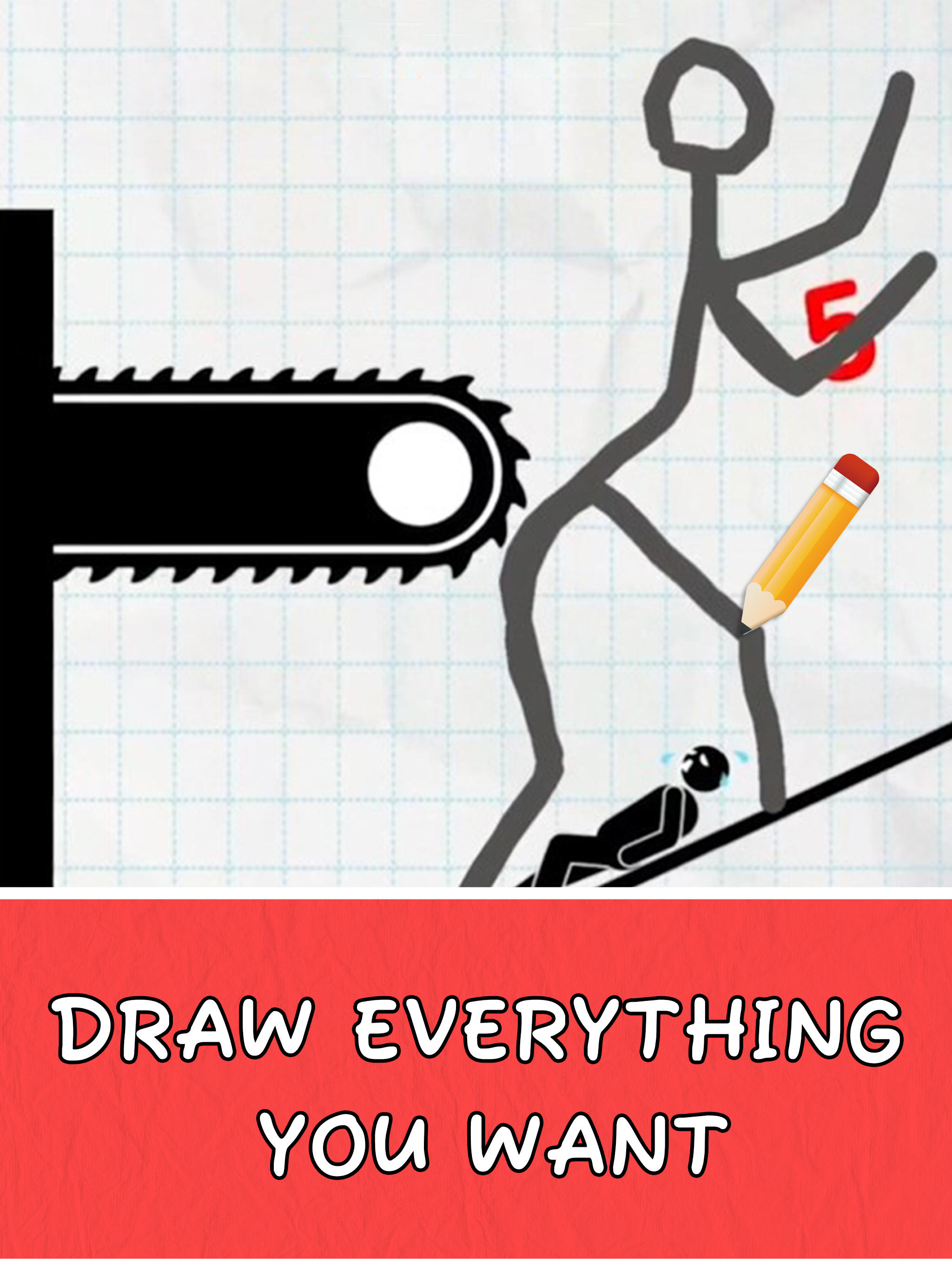 Screenshot of Draw 2 Save: Stickman Puzzle