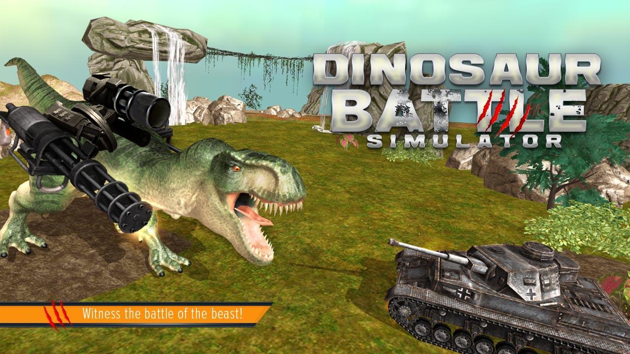 Screenshot of Dinosaur Battle Simulator