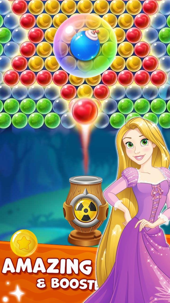 New Bubble Shooter : Princess Bubble Games遊戲截圖