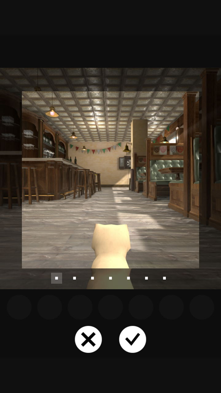 脱出ゲーム 謎解きにゃんこ3 ～ダイニングダーツバー～ ゲームのスクリーンショット