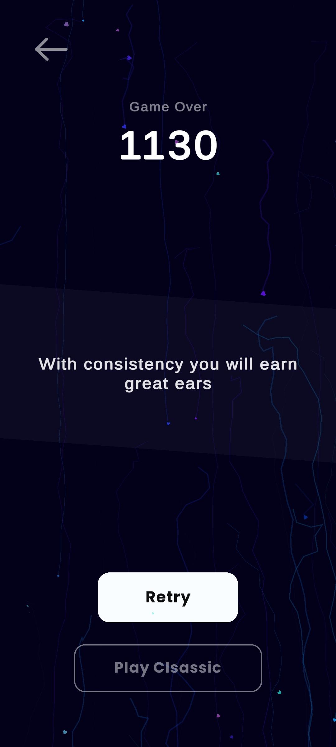 Screenshot of Relative Pitch Thunder-Storm