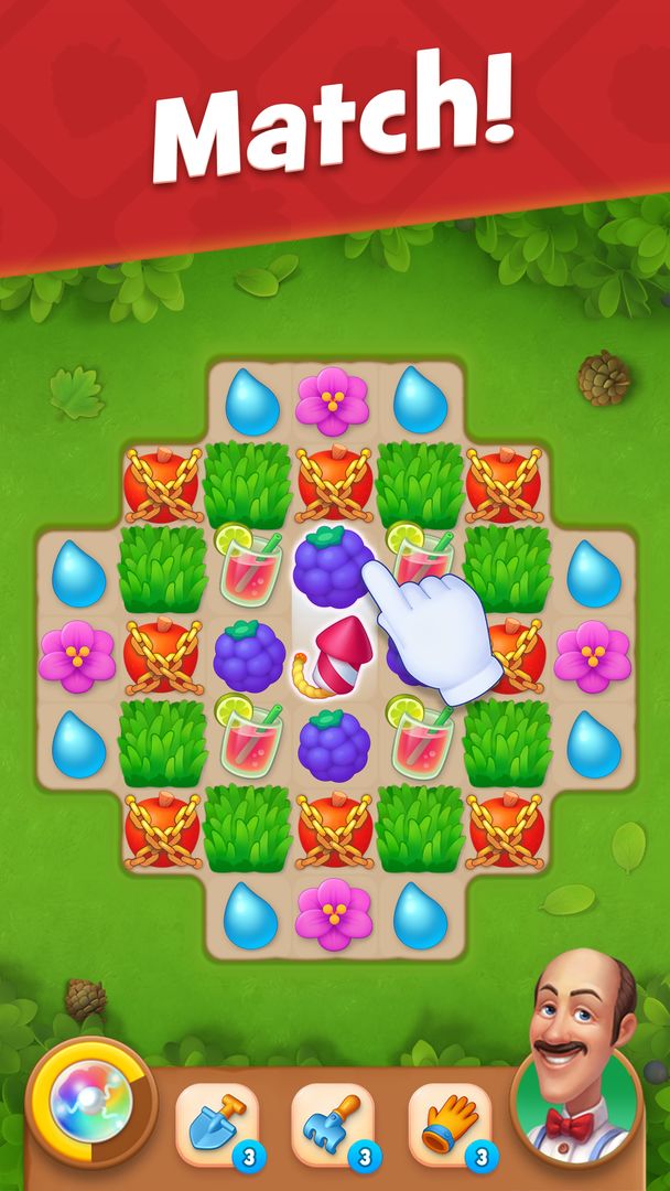 Gardenscapes screenshot game