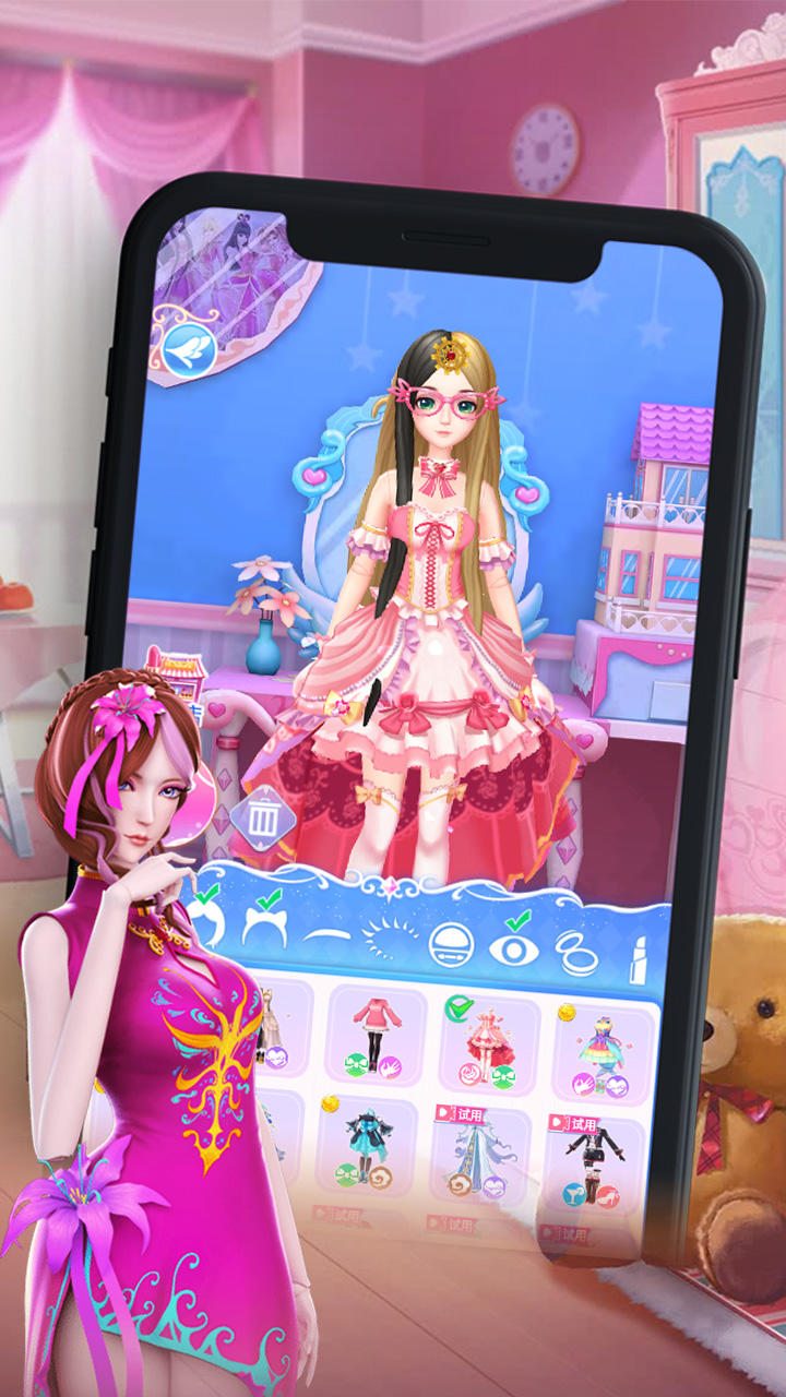 Cuplikan Layar Game 彩粧公主養成記